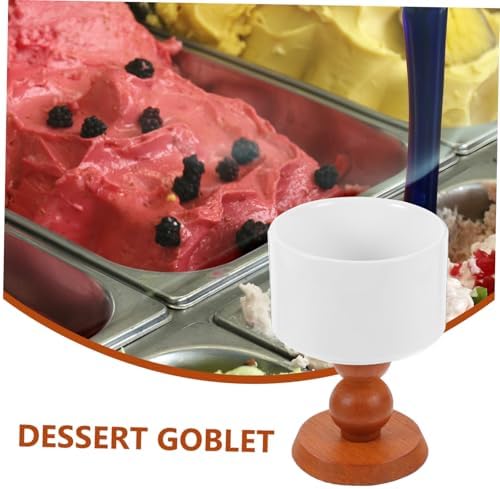 OKUMEYR 1pc Ceramic Dessert Goblet Cup