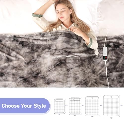 Cushious Electric Heated Blanket Throw 50x60