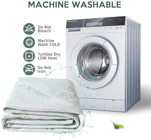 MUXHOMO Premium Waterproof Queen Mattress Protector