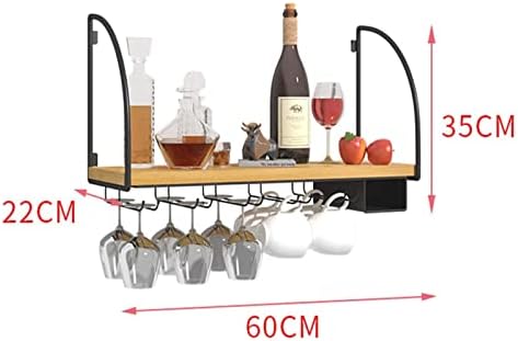 ALDEPO 2 Tier Wall Mounted Wine Rack Organizer