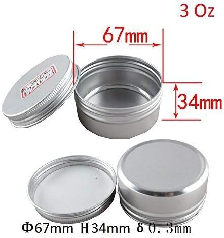 CTKcom 6-Packs 3 Oz Aluminum Tin Containers Set