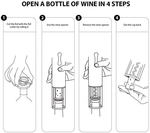 Cheer Electric Wine Opener with USB Rechargeable Battery