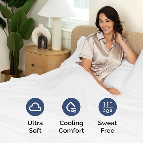 CGK Unlimited 4 Piece Full Size Sheet Set White