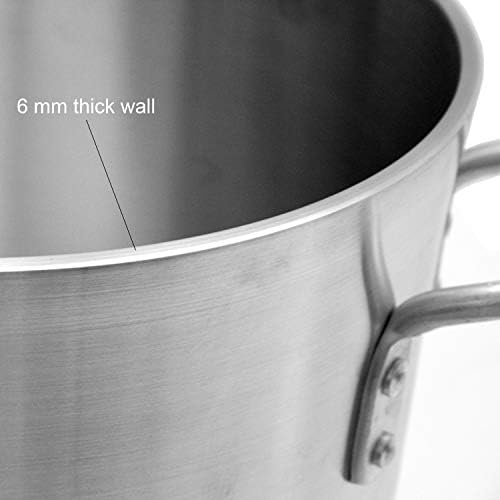 60 Quart Aluminum Stock Pot with Riveted Handles