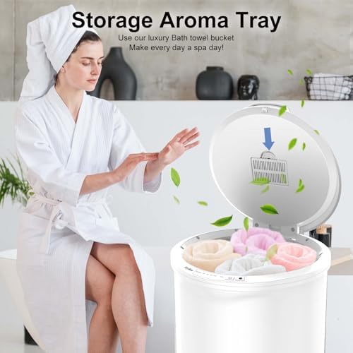 Ultra Large Capacity Towel Warmer Bucket with Timer and Safety Lock