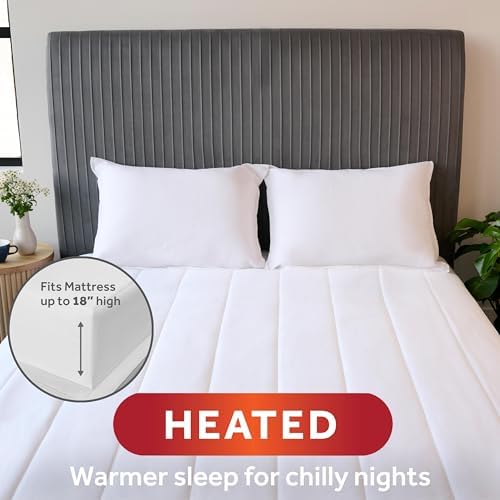 Sunbeam Heated Mattress Pad with 12 Heat Settings
