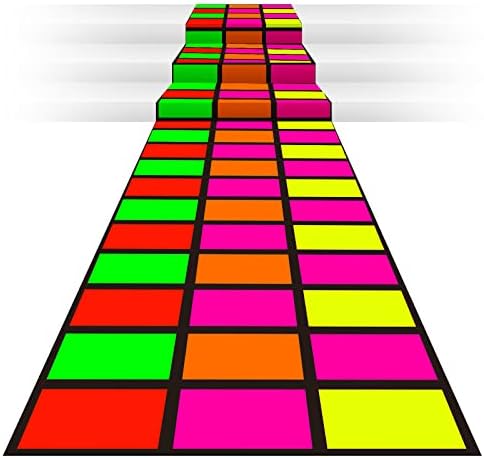 Mixweer Neon Dance Floor 118x39 Inch for Parties