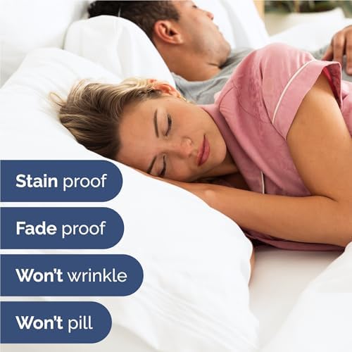 CGK Unlimited 4 Piece Full Size Sheet Set White