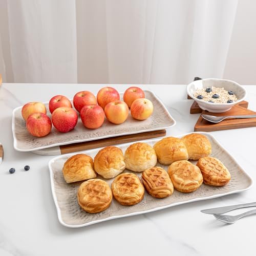 ZAROCRUS 12 Piece Melamine Dinnerware Set for 4