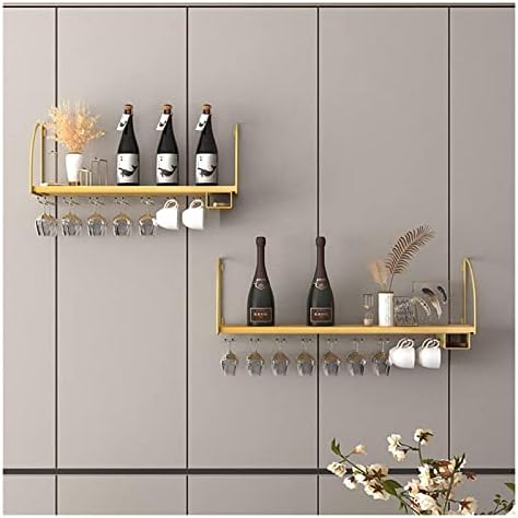 ALDEPO 2 Tier Wall Mounted Wine Rack Organizer