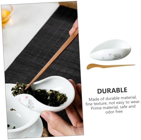 Ceramic Tea Scoop Set for Loose Tea and Coffee