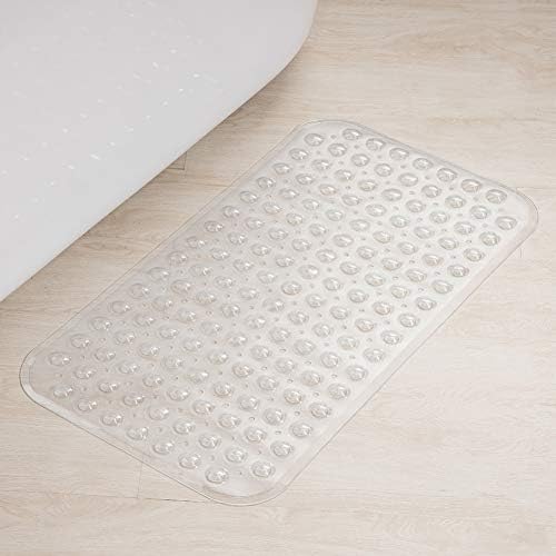 AmazerBath Bath Tub Mat - Non Slip with Suction Cups and Drain Holes