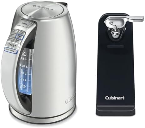 Cuisinart 17 Liter Electric Kettle with 6 Preset Temperatures and Can Opener