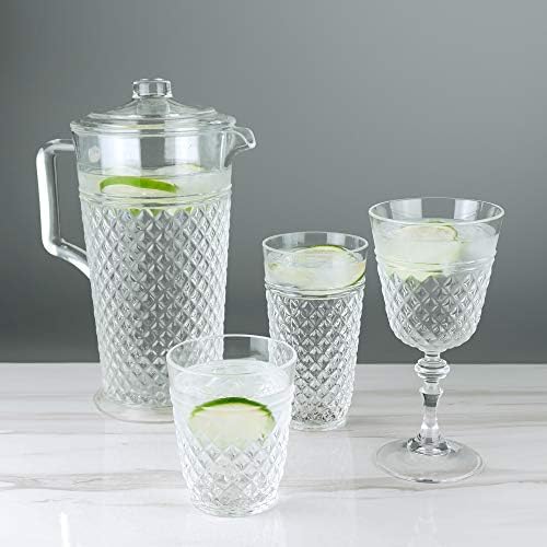 PG Drinkware Set 4 - 14oz Clear Acrylic Tumblers