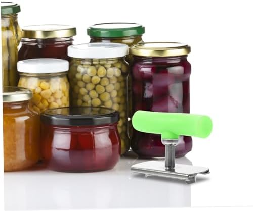 SHOWERORO 2pcs Jar Lid Opener With Rotating Handle And Keychain Design