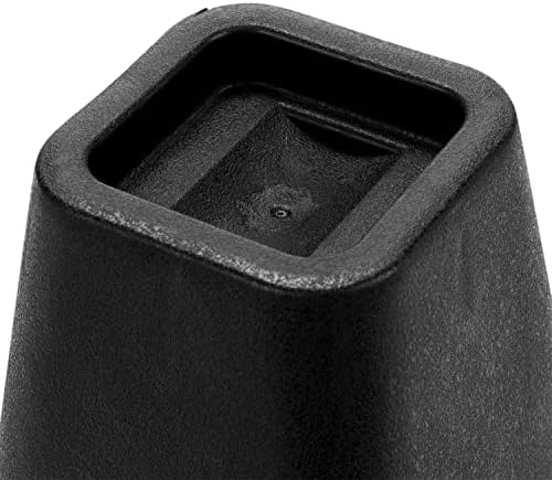 Simplify 6 Inch Bed Riser Pack of 4 Black