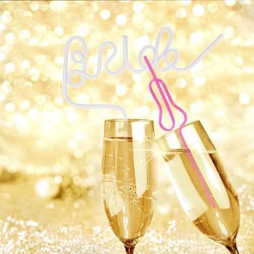 12pcs Reusable Bachelorette Party Straws Set
