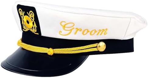 Bachelor Party Captains Hat - Groom to Be Nautical Headwear