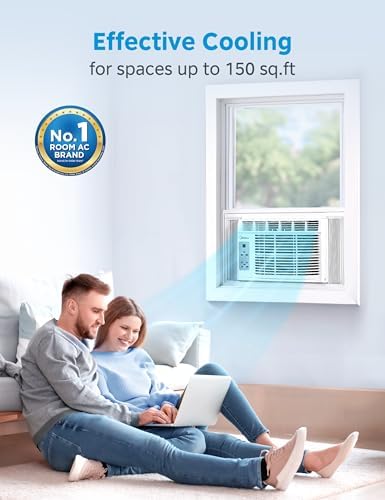 Midea 5000 BTU Window Air Conditioner for 150 Sq Ft Cooling