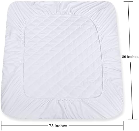 Utopia Bedding King Size Quilted Fitted Mattress Pad