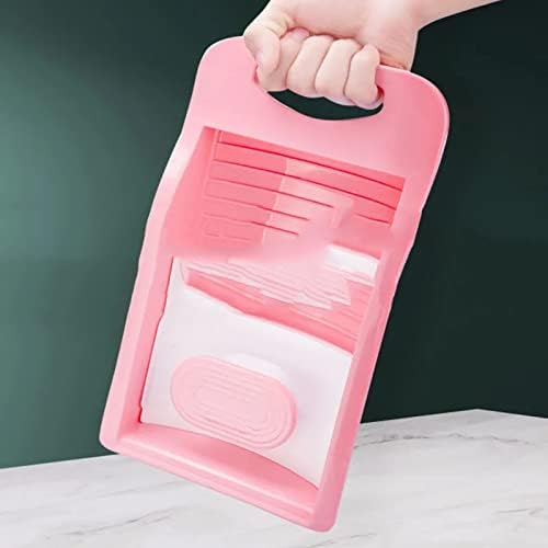 DCFV Plastic Mini Washboard with Handle 2 Sizes Green