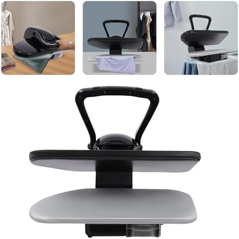 LULUGOGOTOP Intelligent Steam Press with Touch Screen and Multiple Fabric Settings Black