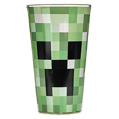 Paladone Minecraft Creeper Glass Tumbler 14 oz
