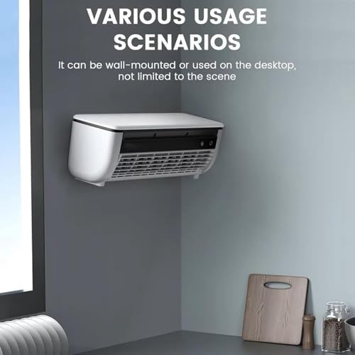 Mini Wall Mounted AC Fan with Remote Control