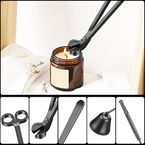 Calary 3 in 1 Candle Care Kit - Black