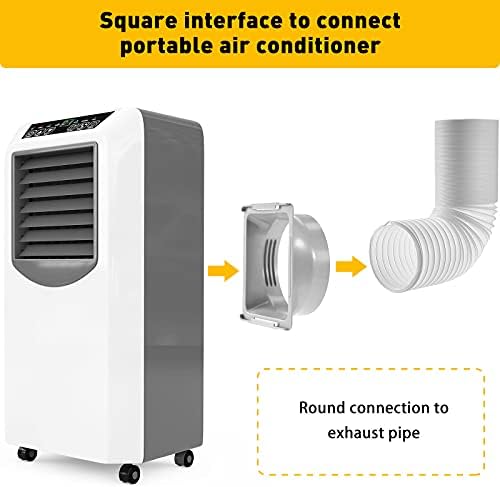 Outus 59 In Square to Round AC Coupler Connector