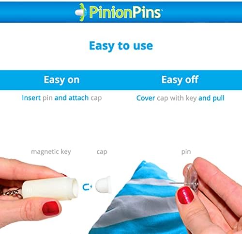 Clear Magnetic Duvet Clips with Key for Easy Removal Pack of 8