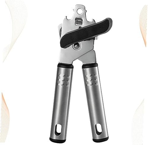 DECHOUS Manual Can Opener with Lid Lifter and Anti-Slip Grips