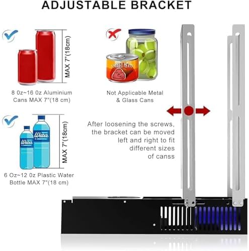 Mavdecll Electric Can Crusher Auto Load 8oz-16oz