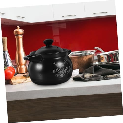 SHOWERORO Ceramic Casserole Pot with Lid