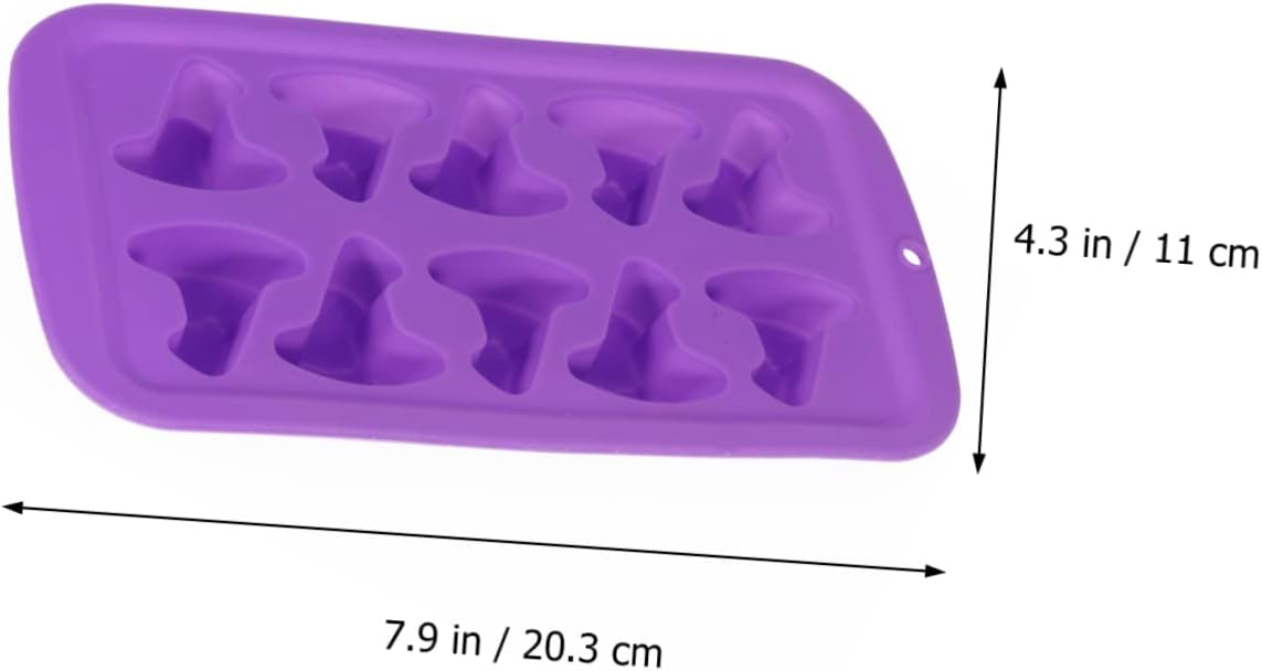 Garneck Witch Hat Chocolate Mold Ice Cube Tray