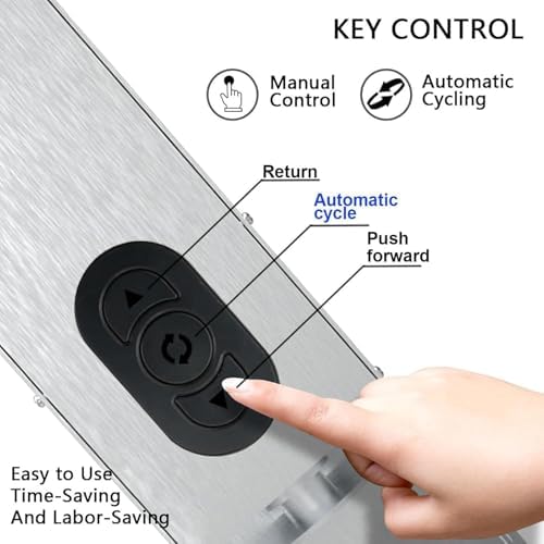 Electric Can Crusher Wall Mounted 1216oz Automatic One Click Cycle