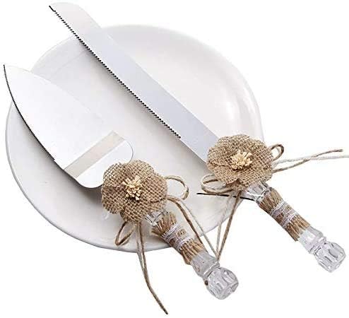 Tang Song Rustic Wedding Cake Knife and Serving Set
