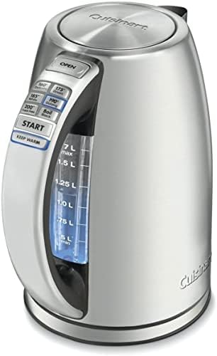 Cuisinart 17 Liter Electric Kettle with 6 Preset Temperatures and Can Opener