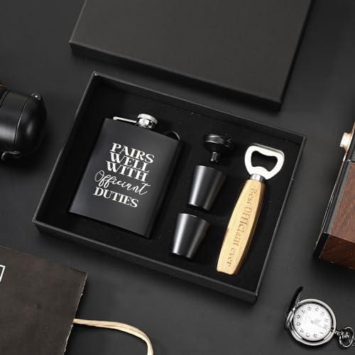 SiliFine Officiant Gift Set for Wedding Day