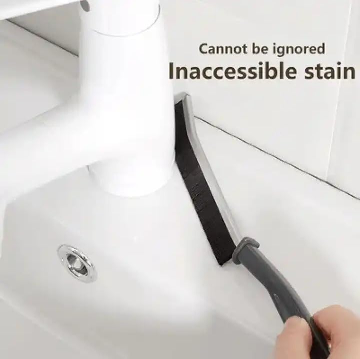 Deep Crevice Cleaning Brush - Multi-Use Bristle Tool for Small Spaces