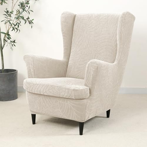 HFCNMY Wingback Chair Covers 2 Piece Set
