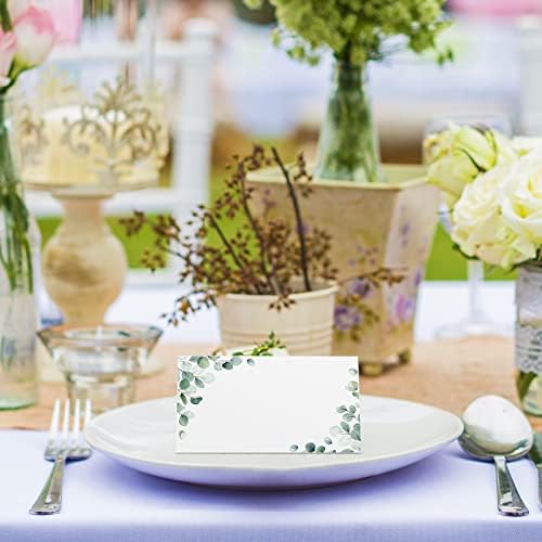 Fumete 100 Pack Wedding Name Cards 35 x 4 Inch