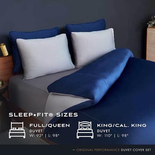 SHEEX Original Performance Cooling Duvet Cover Set Graphite
