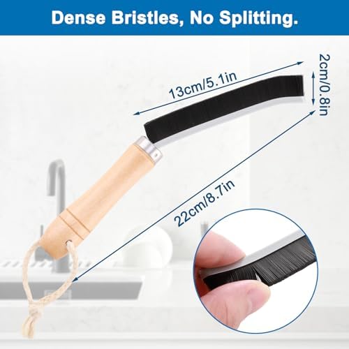 SAYAPE Hard Bristle Crevice Cleaning Brush Set 3PCS