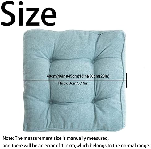Soft Durable Chair Cushion with Ties Set of 2