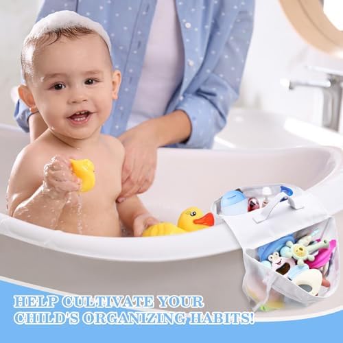 Wenai Large 2-Compartment Bath Toy Organizer