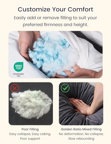 ZonLi Fluffy Body Pillow for Adults and Pregnancy
