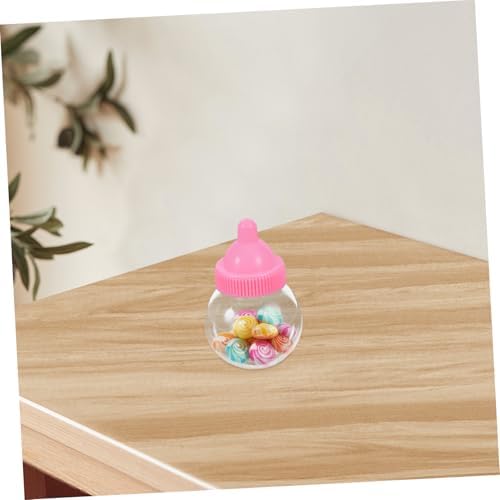 Unomor 20pcs Bulb Shape Plastic Candy Storage Boxes with Lid