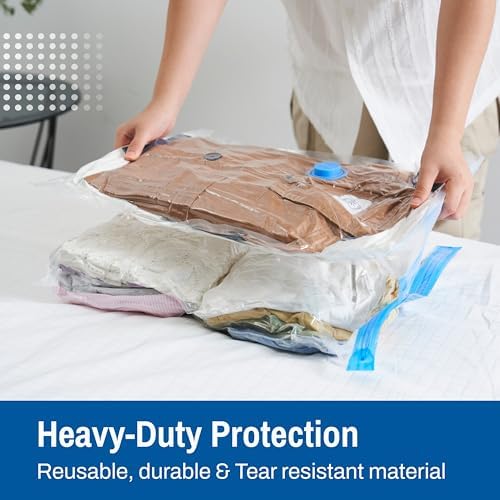 10 Pack Vacuum Storage Bags for Comforters Blankets Clothes