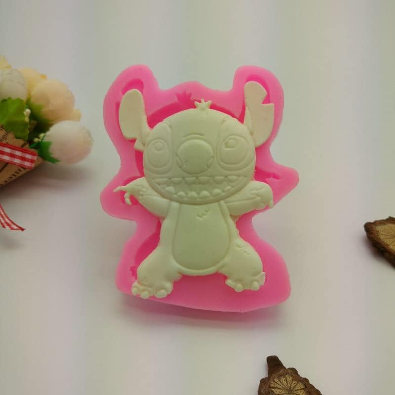 Guratapa Cartoon Anime Silicone Molds for DIY Fondant and Candy Making